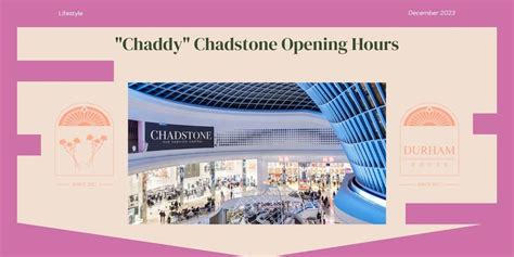 chadstone open hours.